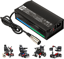Scooter & Wheelchair Battery: Terminal & Size Buying Guide 4 ENCAREFOR 24 Volt 4.0 Amp Lead-Acid Battery Charger