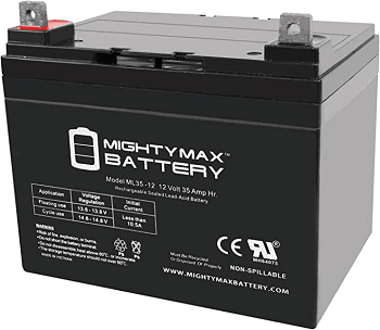 Scooter & Wheelchair Battery: Terminal & Size Buying Guide 3 Mighty Max ML35-12 12 Volt 35AH SLA Battery