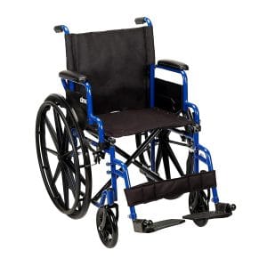 Shop The Most Popular Manual Wheelchairs 2 Drive Medical Blue Streak Lightweight Wheelchair