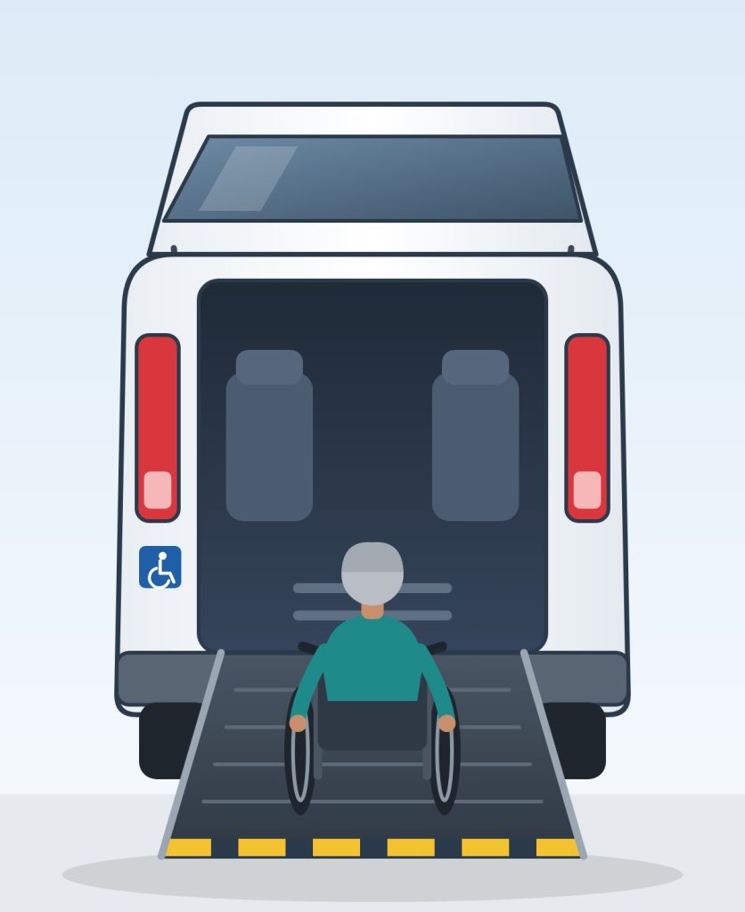 Wheelchair-Accessible Rides: Uber WAV, Paratransit